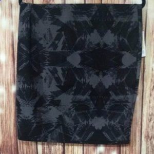 🖤🆕🖤Cassie Black Geo Abstract Pencil Skirt